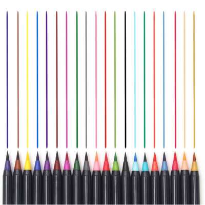 Art supplies Paint Brush multicolor brush drawing pen for watercolor effect